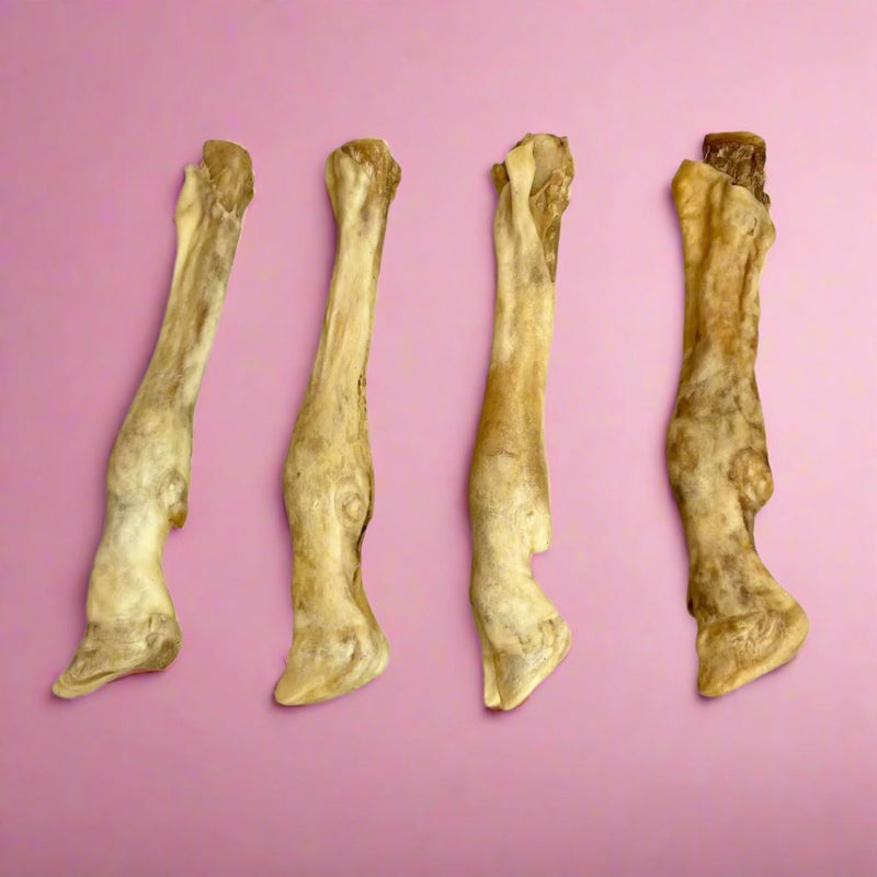 Whole dried lamb legs, laid flat